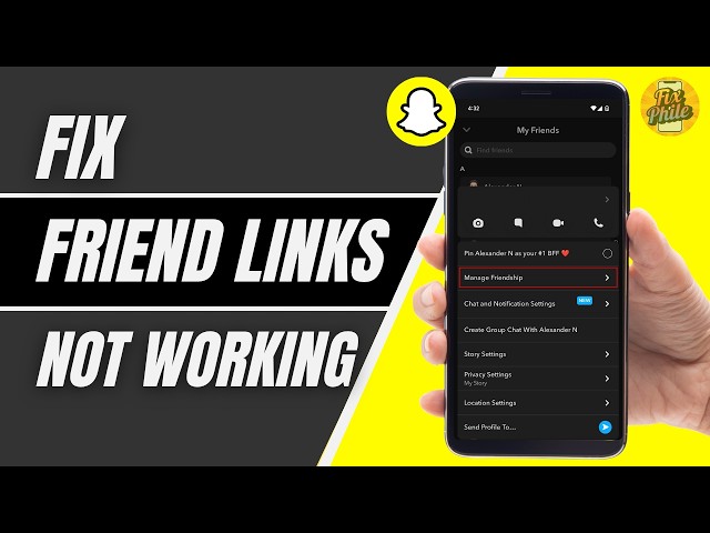 How To Fix Snapchat Friend Links Not Working After Share (2026) | Snapchat Link Fix