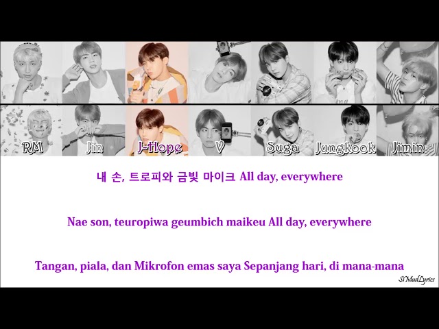 BTS (방탄소년단) - Make It Right (HAN_ROM_IND_Color_Code_Lyrics)