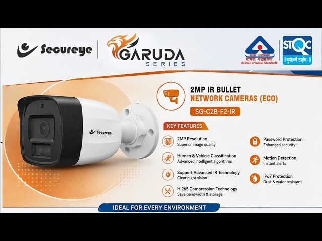 How to install secureye STQC camera other brand nvr