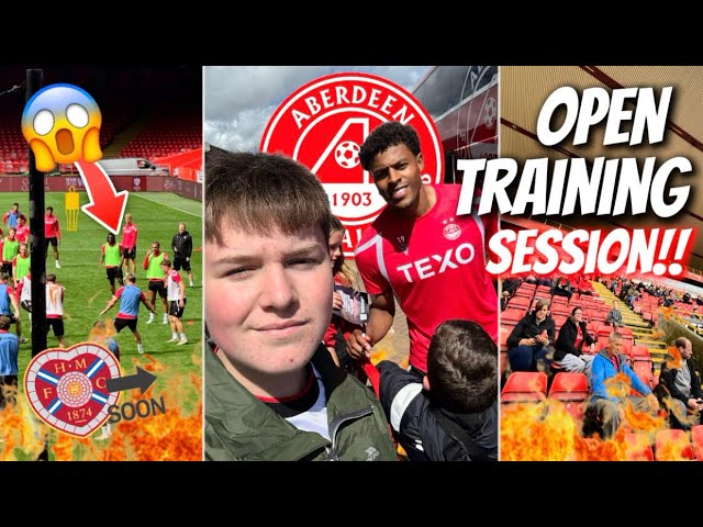 🇦🇹 I Attended the ABERDEEN FC Open Training Session ahead of the 26/27 SEASON!!! 😱💥