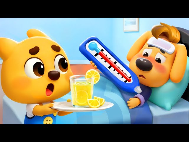 Sheriff Has a Cold | Dodo Helps Uncle | Prechool Cartoon | Sheriff Labrador