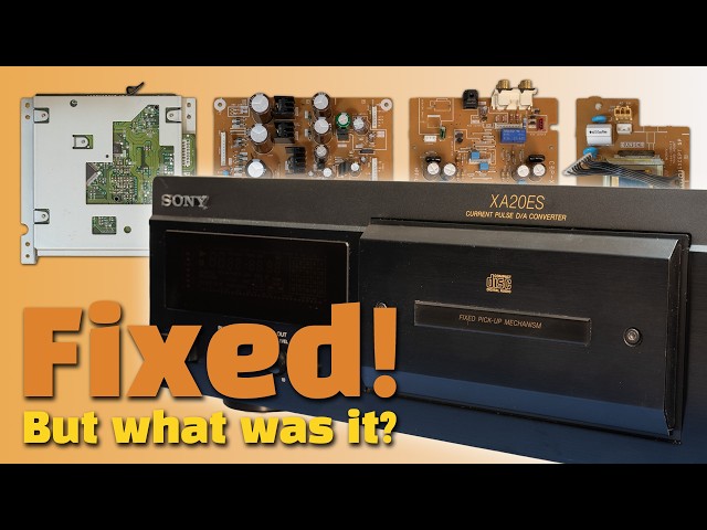 Sony CDP-XA20ES revisit: the crackle is gone - but then I created a new problem