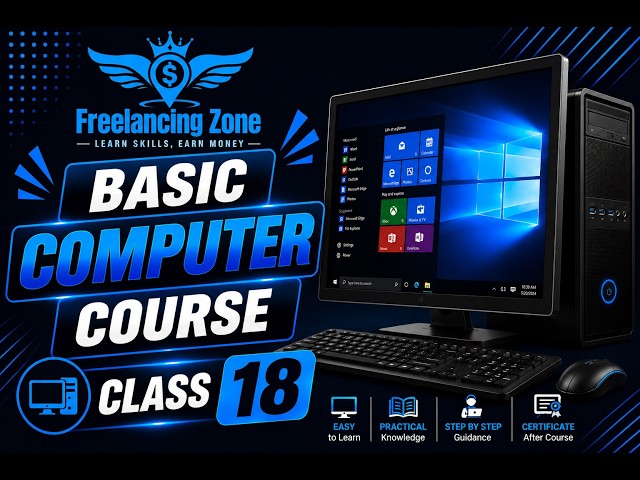 Basic Computer Course in Bangla | Class 18 | Computer Basics for Beginners
