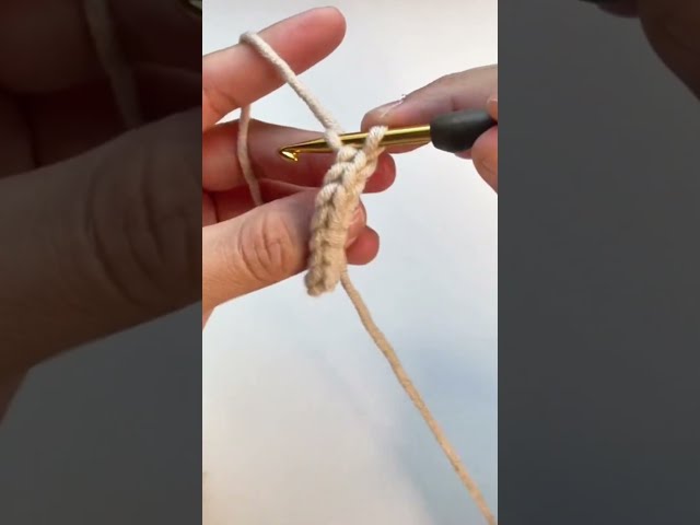 Basic crochet stitches
