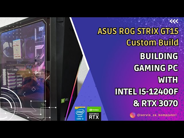 Building the Ultimate Gaming PC with Intel i5-12400F & RTX 3070 by iFIX