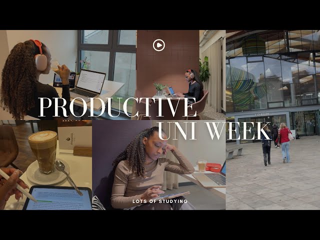 UNI VLOG: Week In My Life - managing busy uni days, semester abroad, University of Exeter, GRWM