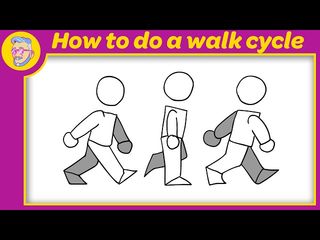 How to Animate a Basic Walk Cycle 🚶