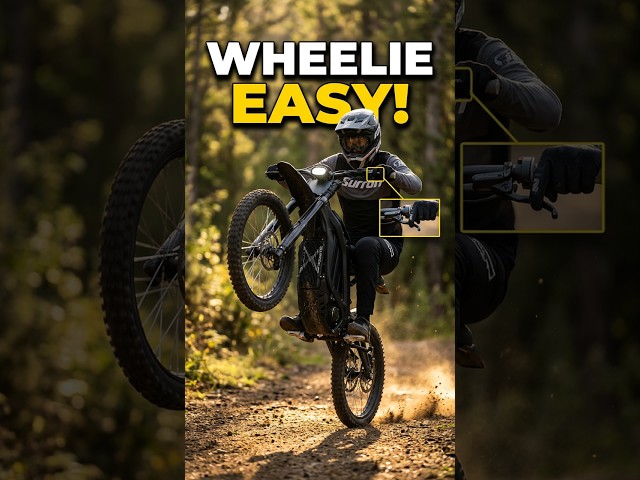 How To Wheelie FAST! #Shorts #ebikes #surron