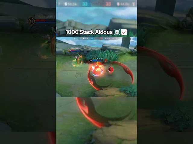 1000 Aldous Stack Gameplay #aldous #mlbb #shorts