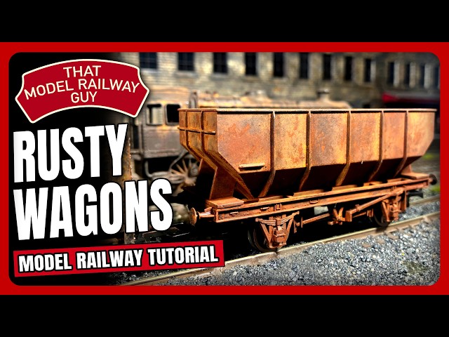 How To Make Model Railway Wagons Look OLD & RUSTY! - Simple Tutorial