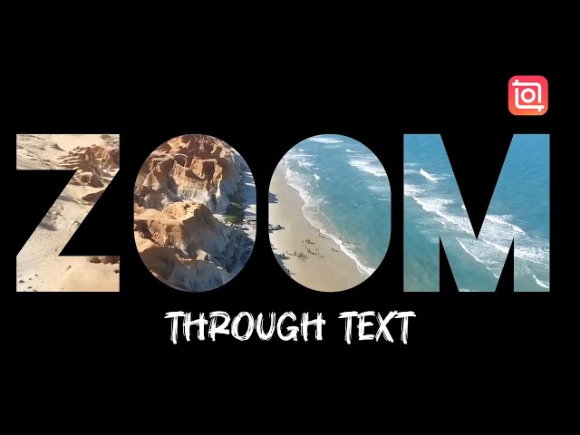 Zoom Through Text Effects on InShot (InShot Tutorial)