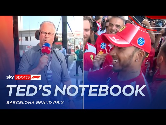 Ted REACTS to Lewis Hamilton's FIRST Ferrari win! | Ted's Notebook | Barcelona-Catalunya GP