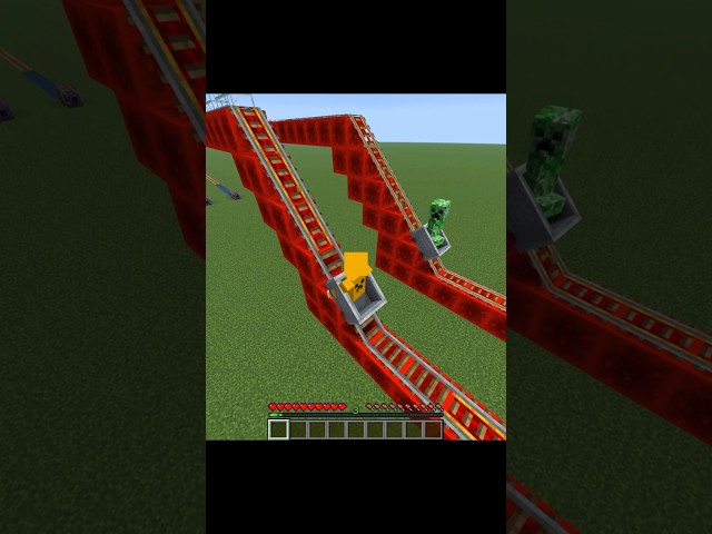 Minecraft Me Vs Creeper Race Part 6