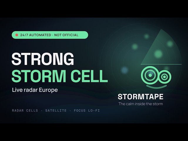 🔴 Live Weather Radar | Possible Supercell near Groningen · Radar Rotation | STORMTAPE