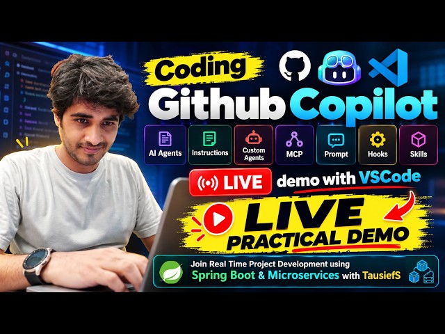 Coding GithubCopilot - with Tausief | Ai Agent Customization