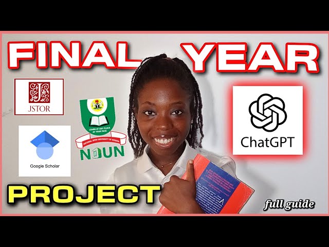 How to write your FINAL Year Project Research (thesis OR dissertation in University or college)