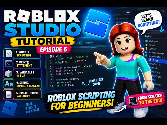 Roblox Scripting part 1