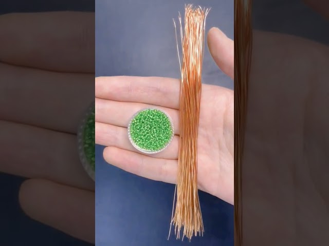 HOW TO MAKE A TREE  WITH WIRE AND BEADS 📿