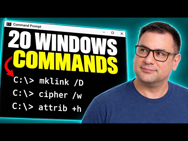 20 Command Prompts You CAN'T Ignore