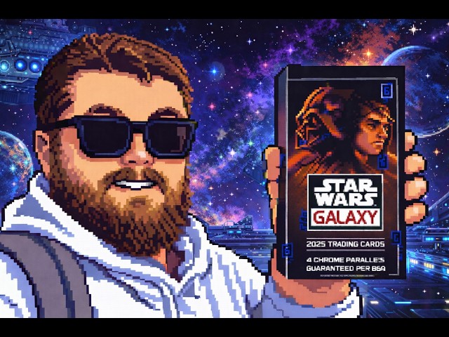 Topps Star Wars Galaxy 2025 Box Break Pt.1 - My first ever big pull!