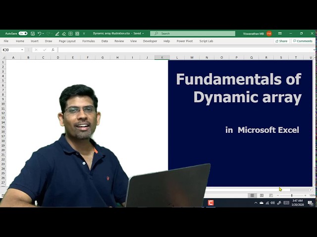 Fundamentals of dynamic array| How to frame a dynamic array formula in MS Excel