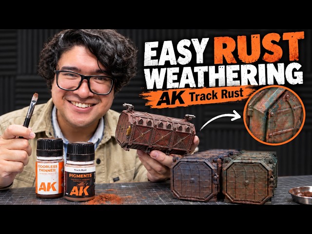 Easy Rust Weathering with AK Interactive Track Rust