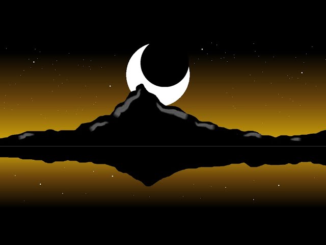 Dark Mountain | Ms paint | learn how to paint