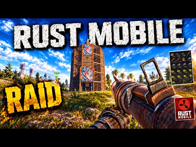 RUST MOBILE RAID  | LAUNCH BASE + Base Build  | Beta