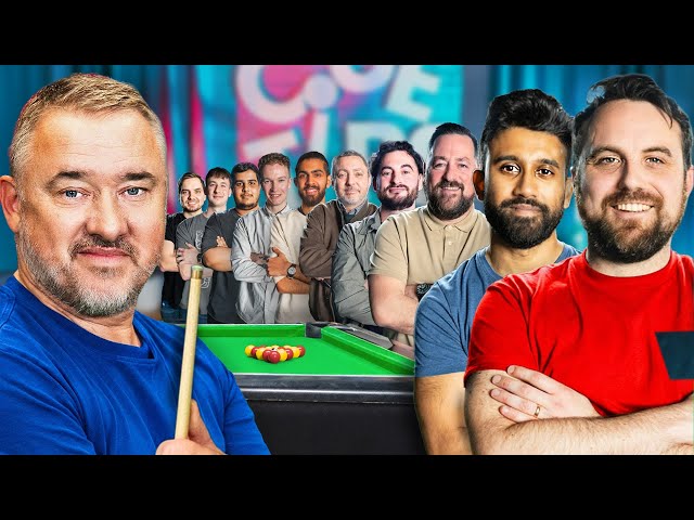 Stephen Hendry VS 10 Amateur Pool Players