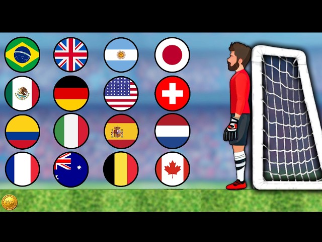 BEAT THE KEEPER | Marble Soccer Race Tournament #75