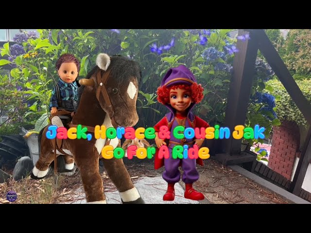 Let’s Go For A Ride, Jack, Horace & Cousin Jac Inspired Ai. #kids #kidsvideo #animation #jakshouse