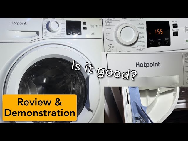 Hotpoint Core NSWM846 Washing Machine - Review & Demonstration