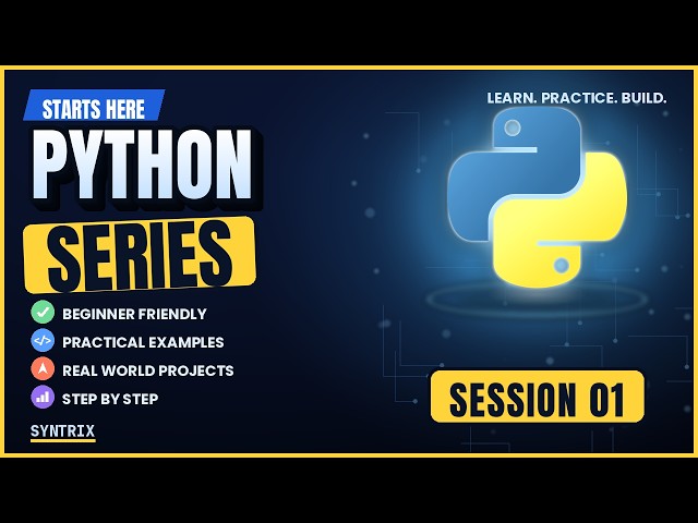 Python Programming– Session 1 | Introduction to Programming