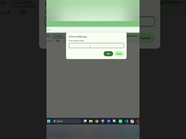 javascript mini project #shortvideo #javascript_projects #shortsfeed
