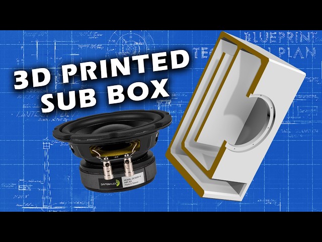 I 3D Printed a Subwoofer Box… Does It Actually Work?