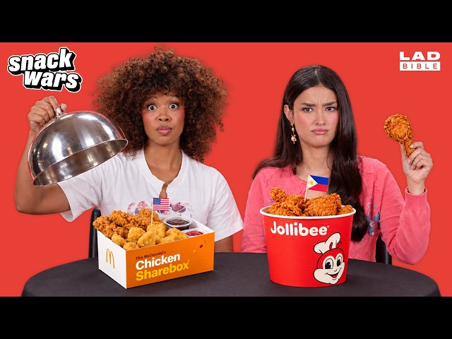 H.E.R. & Liza Soberano Try US vs Philippines Food | Snack Wars