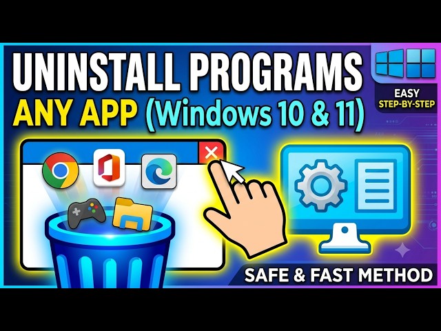 How to Uninstall Programs in Windows 10 & 11 (Control Panel)?