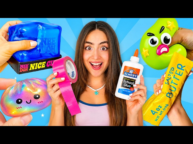 How to Make every Viral SQUISHY using at home ingredients!