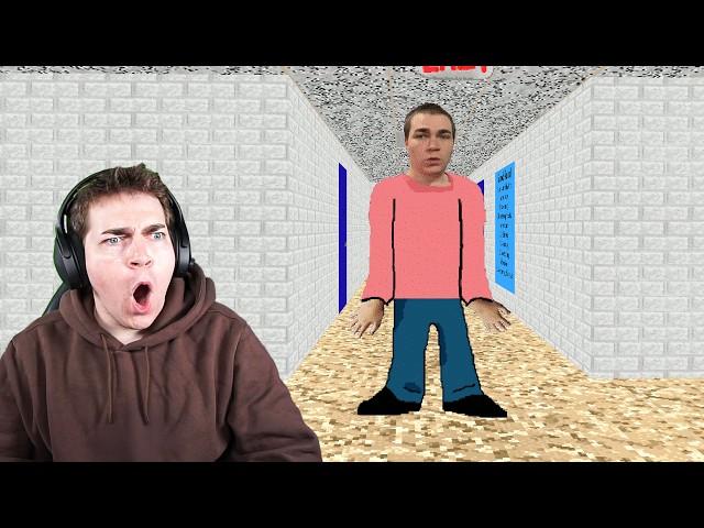 Playing MY baldi basics mod..