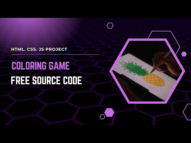 Interactive Drawing & Coloring App | HTML, CSS & JS Project with Ready-Made Shapes