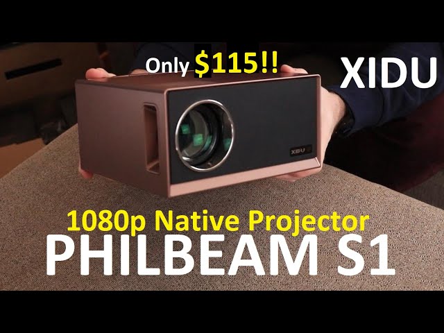 $115 !? XIDU Philbeam S1 Projector - Native 1080P - Beautiful Design  - AMAZING Price!!