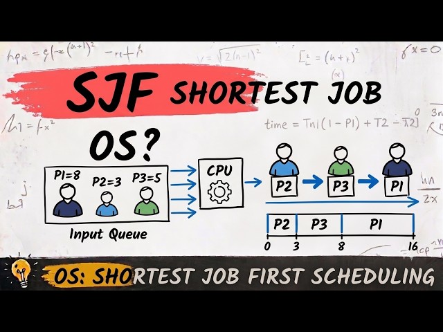 What is SJF Algorithm? | SJF Scheduling Algorithm with Example | Operating System