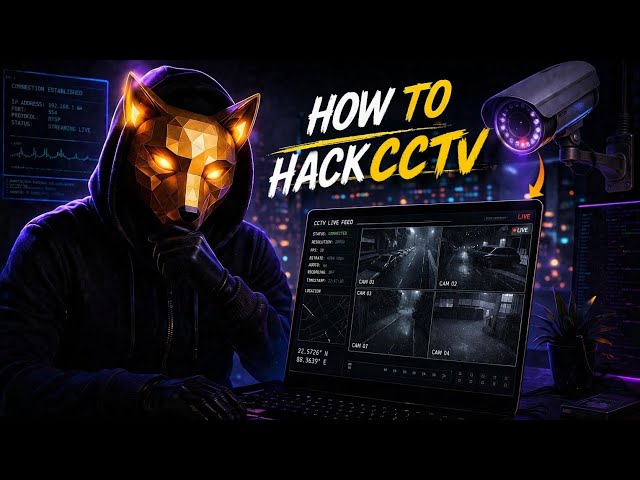 HACK CCTV CAMERA IN 4:12min