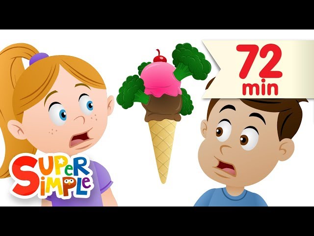 Do You Like Broccoli Ice Cream? + More | Nursery Rhymes | Super Simple Songs