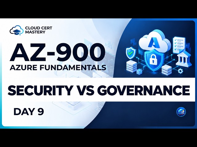 AZ-900 Security & Governance Explained | Shared Responsibility, RBAC & Azure Policy