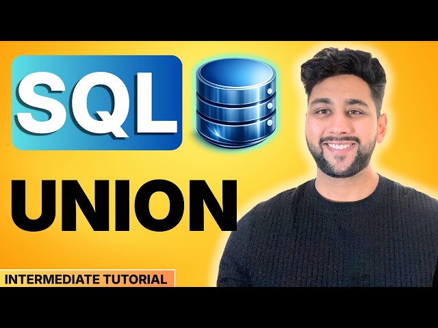 SQL UNION Tutorial With Examples | Healthcare Data | Intermediate SQL Tutorial