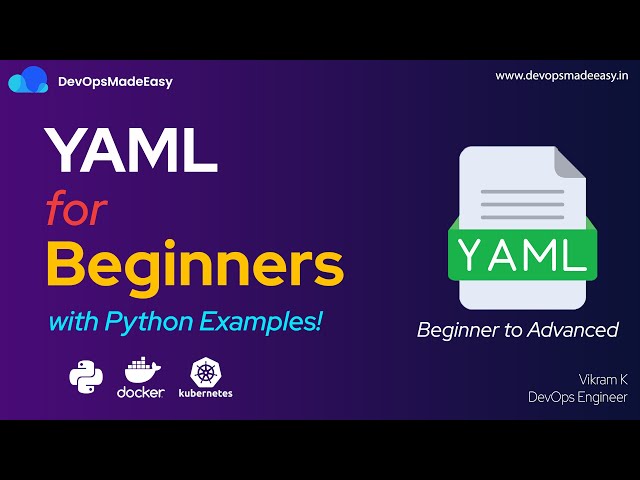 YAML Tutorial for Beginners: Learn YAML in-depth for DevOps