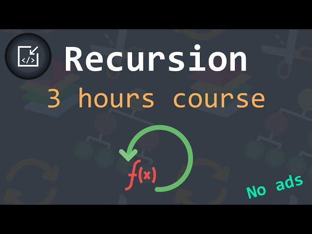 Recursion (3 hours course) - Inside code