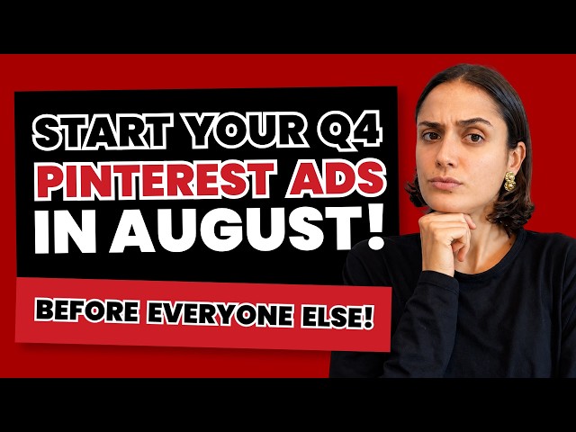 Pinterest Ads for Q4: The Hidden Channel You Need Right Now