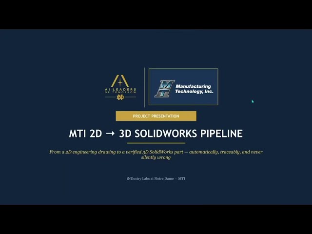 MTI   2D to 3D Part Conversion
